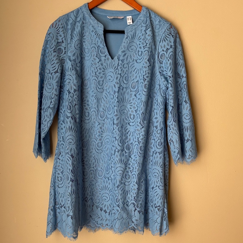Isaac Mizrahi Women’s dress mini lace long sleeves - size XS